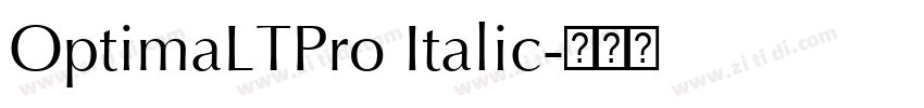 OptimaLTPro Italic字体转换